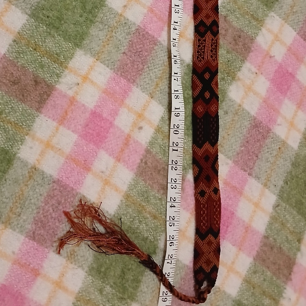 Macrame Geometric Patterned Belt - Picture 2 of 2